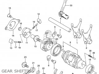 GEAR SHIFTING - RM-Z250 2014 (L4) USA (E03) RMZ250 RM Z250