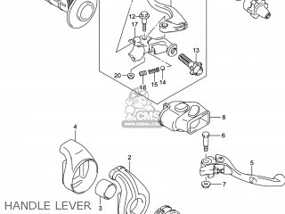 HANDLE LEVER - RM-Z250 2014 (L4) USA (E03) RMZ250 RM Z250
