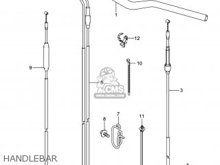 HANDLEBAR - RM-Z250 2014 (L4) USA (E03) RMZ250 RM Z250