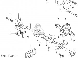 OIL PUMP - RM-Z250 2014 (L4) USA (E03) RMZ250 RM Z250