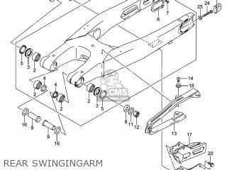 REAR SWINGINGARM - RM-Z250 2014 (L4) USA (E03) RMZ250 RM Z250