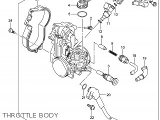 THROTTLE BODY - RM-Z250 2014 (L4) USA (E03) RMZ250 RM Z250