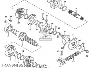 TRANSMISSION - RM-Z250 2014 (L4) USA (E03) RMZ250 RM Z250