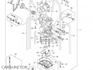 CARBURETOR - RM-Z450 2005 (K5) USA (E03) RMZ450 RM Z450