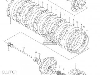 CLUTCH - RM-Z450 2005 (K5) USA (E03) RMZ450 RM Z450