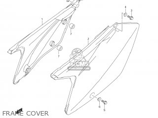 FRAME COVER - RM-Z450 2005 (K5) USA (E03) RMZ450 RM Z450