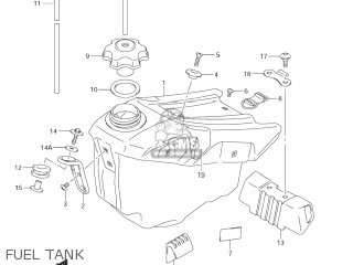 FUEL TANK - RM-Z450 2005 (K5) USA (E03) RMZ450 RM Z450