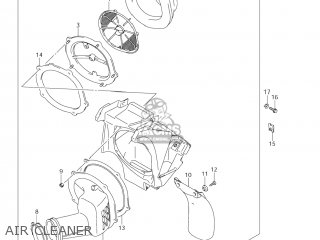 AIR CLEANER - RM-Z450 2006 (K6) USA (E03) RMZ450 RM Z450