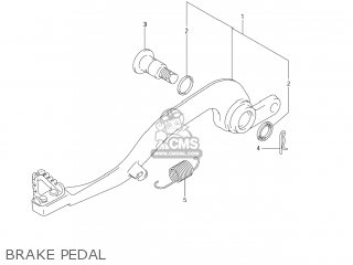 BRAKE PEDAL - RM-Z450 2006 (K6) USA (E03) RMZ450 RM Z450