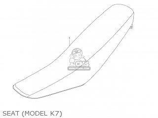 SEAT (MODEL K7) - RM-Z450 2006 (K6) USA (E03) RMZ450 RM Z450