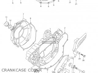 CRANKCASE COVER - RM-Z450 2007 (K7) USA (E03) RMZ450 RM Z450