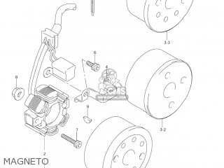 MAGNETO - RM-Z450 2007 (K7) USA (E03) RMZ450 RM Z450