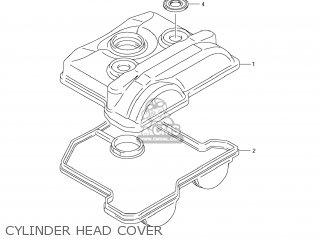 CYLINDER HEAD COVER - RM-Z450 2008 (K8) USA (E03) RMZ450 RM Z450