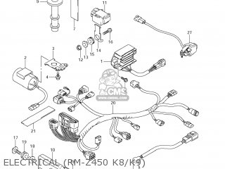 ELECTRICAL (RM-Z450 K8/K9) - RM-Z450 2008 (K8) USA (E03) RMZ450 RM Z450