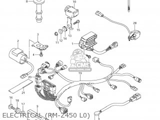 ELECTRICAL (RM-Z450 L0) - RM-Z450 2008 (K8) USA (E03) RMZ450 RM Z450