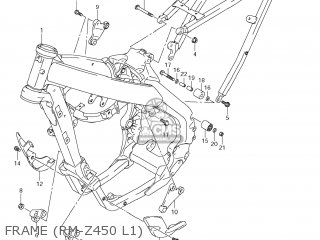 FRAME (RM-Z450 L1) - RM-Z450 2008 (K8) USA (E03) RMZ450 RM Z450