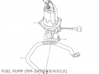 FUEL PUMP (RM-Z450 K8/K9/L0) - RM-Z450 2008 (K8) USA (E03) RMZ450 RM Z450