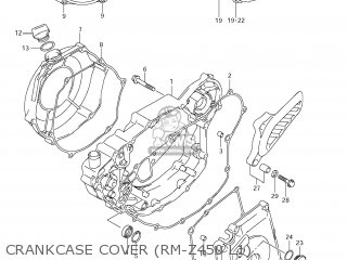 CRANKCASE COVER (RM-Z450 L1) - RM-Z450 2009 (K9) USA (E03) RMZ450 RM Z450