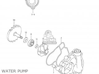 WATER PUMP - RM-Z450 2009 (K9) USA (E03) RMZ450 RM Z450