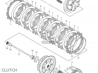 CLUTCH - RM-Z450 2010 (L0) USA (E03) RMZ450 RM Z450