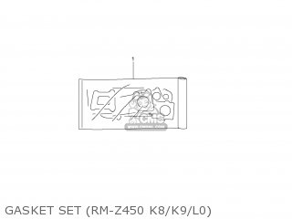 GASKET SET (RM-Z450 K8/K9/L0) - RM-Z450 2010 (L0) USA (E03) RMZ450 RM Z450