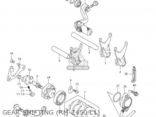 GEAR SHIFTING (RM-Z450 L1) - RM-Z450 2010 (L0) USA (E03) RMZ450 RM Z450