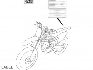LABEL - RM-Z450 2010 (L0) USA (E03) RMZ450 RM Z450