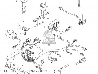 ELECTRICAL (RM-Z450 L1) - RM-Z450 2011 (L1) USA (E03) RMZ450 RM Z450