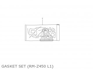 GASKET SET (RM-Z450 L1) - RM-Z450 2011 (L1) USA (E03) RMZ450 RM Z450
