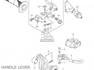 HANDLE LEVER - RM-Z450 2011 (L1) USA (E03) RMZ450 RM Z450