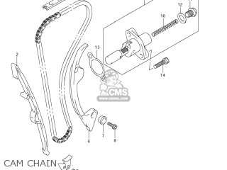 CAM CHAIN - RM-Z450 2012 (L2) USA (E03) RMZ450 RM Z450