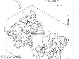 CRANKCASE - RM-Z450 2012 (L2) USA (E03) RMZ450 RM Z450