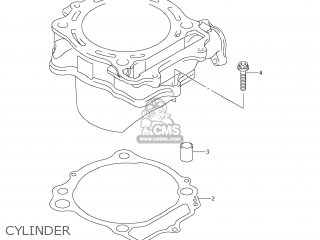 CYLINDER - RM-Z450 2012 (L2) USA (E03) RMZ450 RM Z450