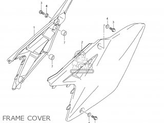 FRAME COVER - RM-Z450 2012 (L2) USA (E03) RMZ450 RM Z450