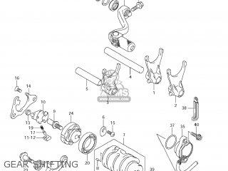 GEAR SHIFTING - RM-Z450 2012 (L2) USA (E03) RMZ450 RM Z450