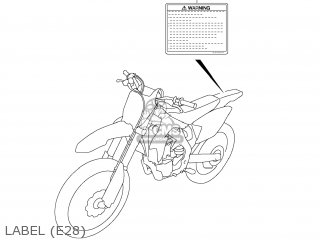 LABEL (E28) - RM-Z450 2012 (L2) USA (E03) RMZ450 RM Z450