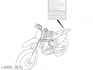 LABEL (E3) - RM-Z450 2012 (L2) USA (E03) RMZ450 RM Z450