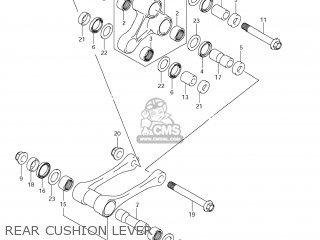REAR CUSHION LEVER - RM-Z450 2012 (L2) USA (E03) RMZ450 RM Z450