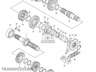 TRANSMISSION - RM-Z450 2012 (L2) USA (E03) RMZ450 RM Z450