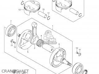 CRANKSHAFT - RM-Z450 2013 (L3) USA (E03) RMZ450 RM Z450