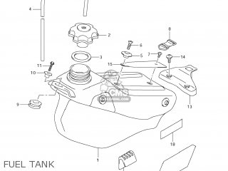 FUEL TANK - RM-Z450 2013 (L3) USA (E03) RMZ450 RM Z450