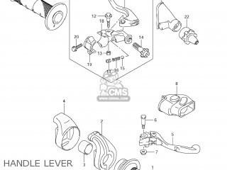 HANDLE LEVER - RM-Z450 2013 (L3) USA (E03) RMZ450 RM Z450