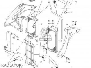 RADIATOR - RM-Z450 2013 (L3) USA (E03) RMZ450 RM Z450