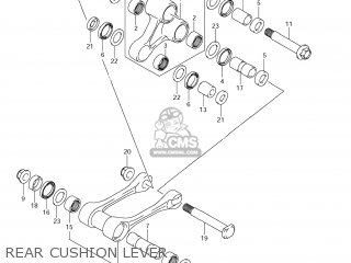 REAR CUSHION LEVER - RM-Z450 2013 (L3) USA (E03) RMZ450 RM Z450