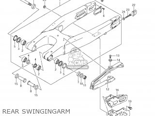 REAR SWINGINGARM - RM-Z450 2013 (L3) USA (E03) RMZ450 RM Z450