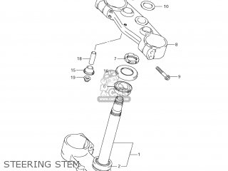 STEERING STEM - RM-Z450 2013 (L3) USA (E03) RMZ450 RM Z450