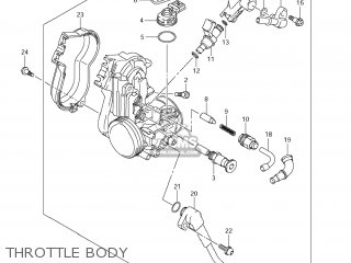 THROTTLE BODY - RM-Z450 2013 (L3) USA (E03) RMZ450 RM Z450