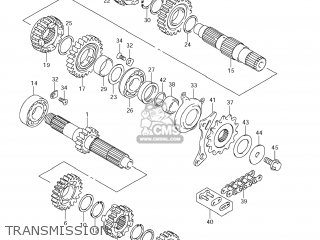 TRANSMISSION - RM-Z450 2013 (L3) USA (E03) RMZ450 RM Z450