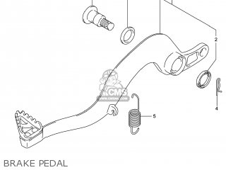 BRAKE PEDAL - RM-Z450 2014 (L4) USA (E03) RMZ450 RM Z450