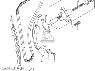 CAM CHAIN - RM-Z450 2014 (L4) USA (E03) RMZ450 RM Z450
